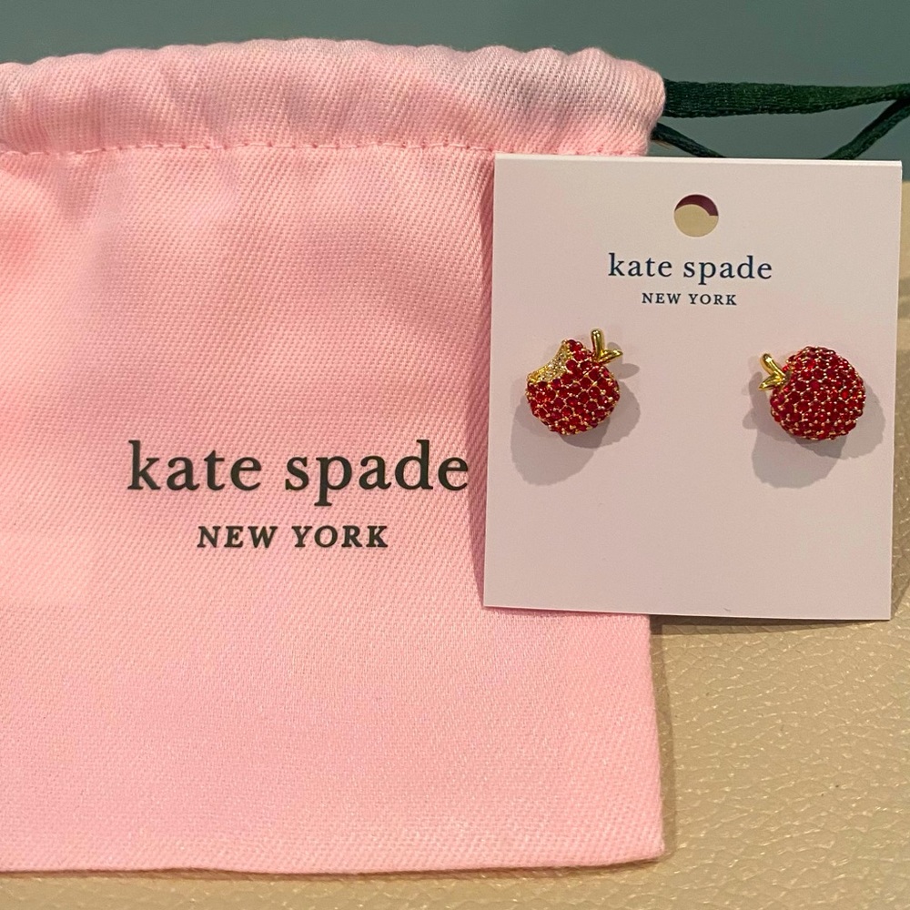 Kate Spade Apple Earrings